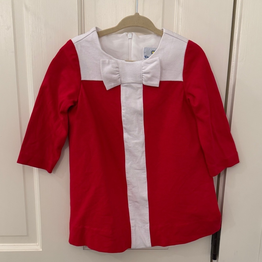 Florence Eiseman Holiday Ponte Bow Dress, 2T